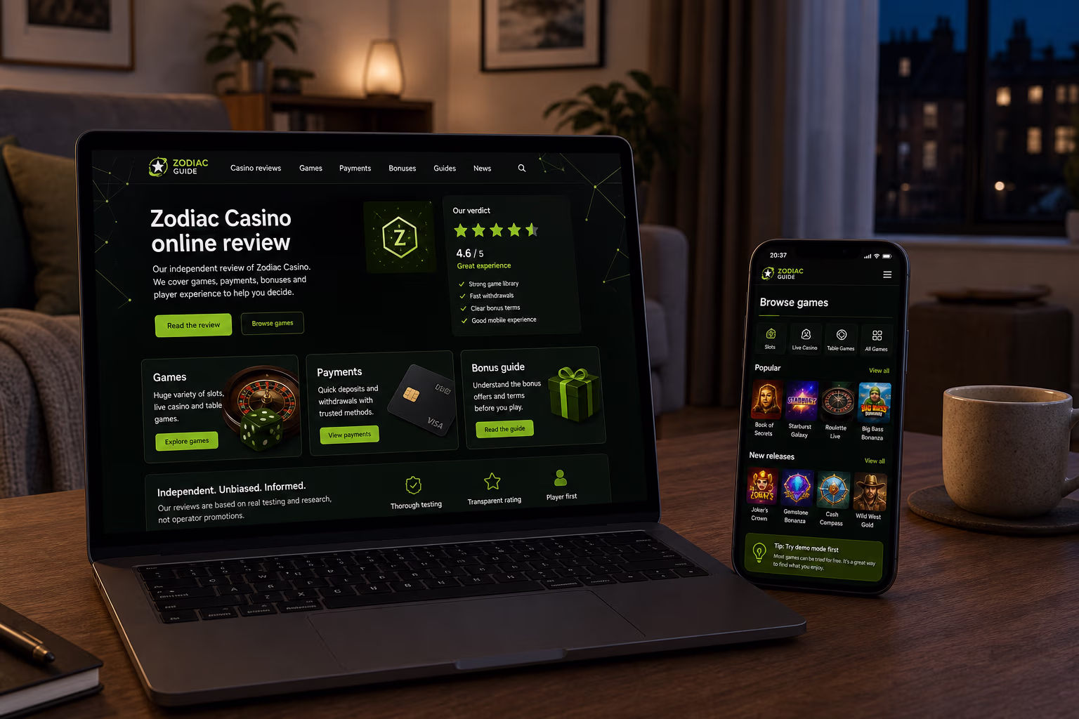 Zodiac Casino Sign In - UK Login and Registration Access